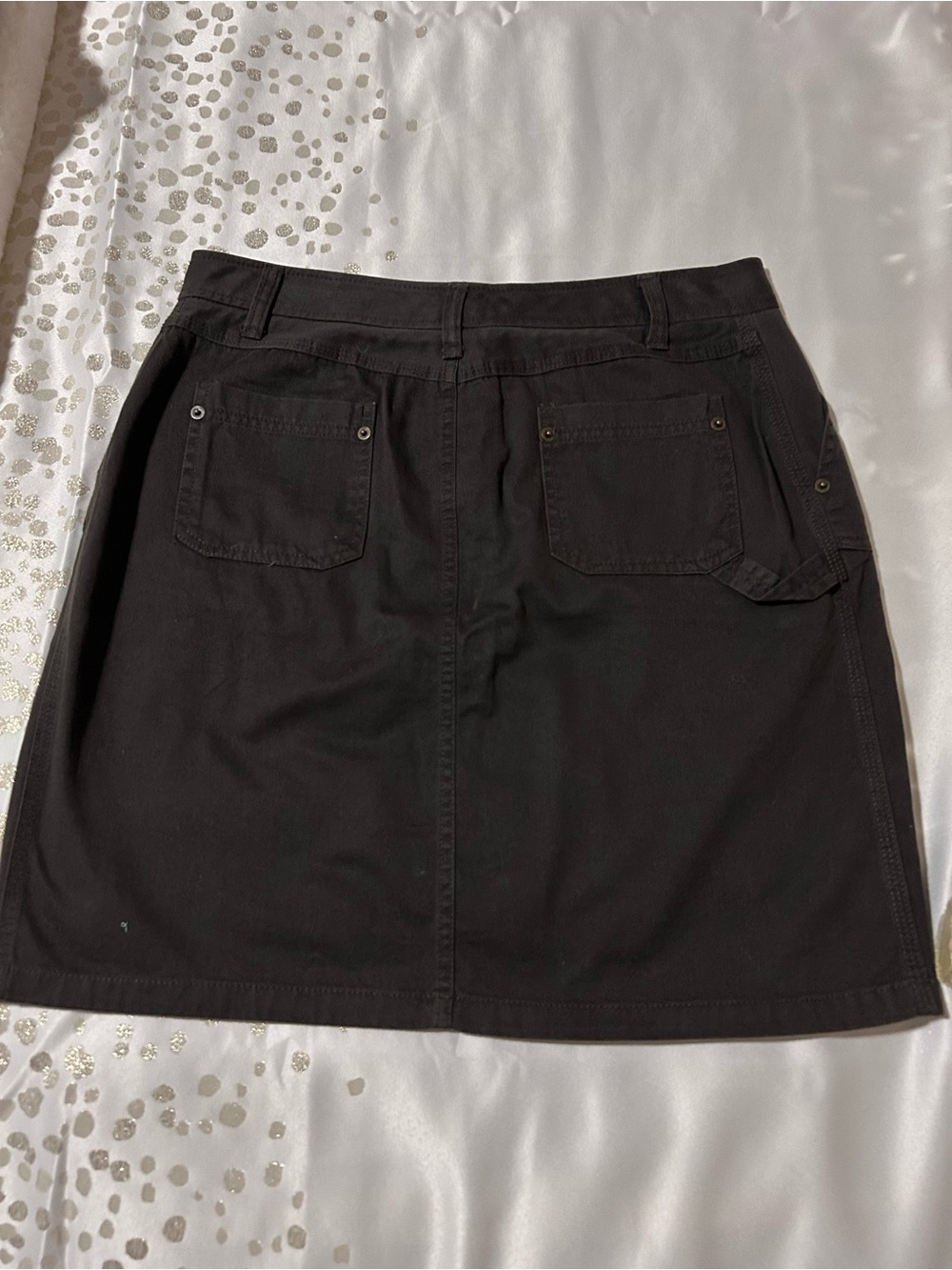 Caribbean Joe Dark Brown Mini Skirt